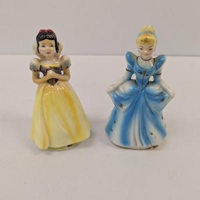 1960 Made In Japan Snow White & Cinderella Figures