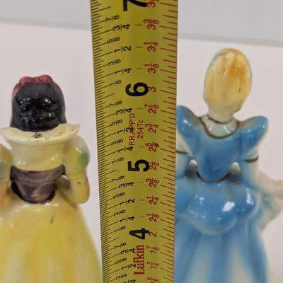 1960 Made In Japan Snow White & Cinderella Figures