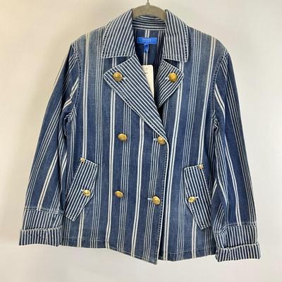 375 ESCADA Sport Denim Striped Jacket