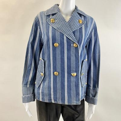 375 ESCADA Sport Denim Striped Jacket