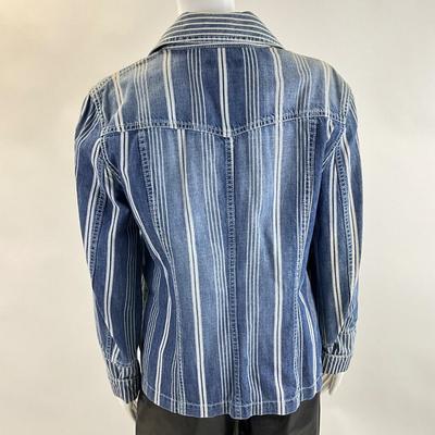 375 ESCADA Sport Denim Striped Jacket