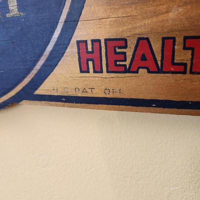 Hires Root Beer Quality Groceries Wooden Sign 40" X 10" Made in USA EW9