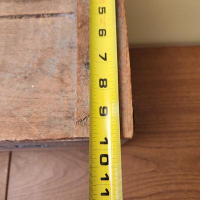 Vintage Wood Wooden Smyth Farm Dairy Milk Box