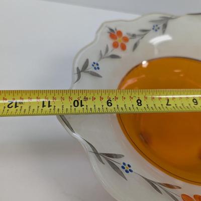 Art Deco Glass Footed Bowl #44