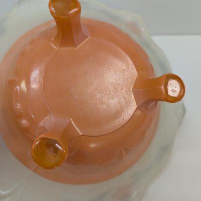 Art Deco Glass Footed Bowl #44
