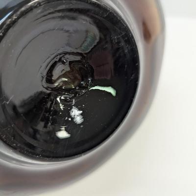 Brown Glass Hand Blown Bowl #45