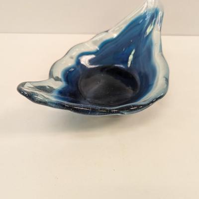 Art Glass Dish Hand Blown Glass #46