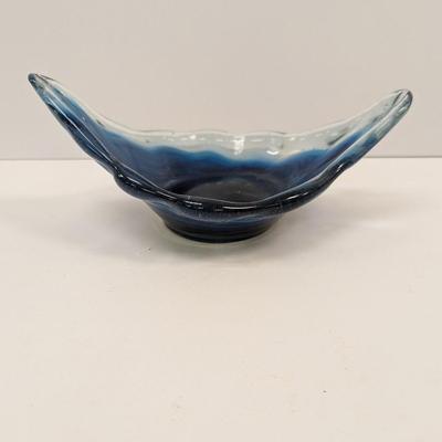 Art Glass Dish Hand Blown Glass #46