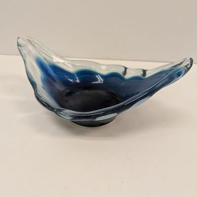 Art Glass Dish Hand Blown Glass #46
