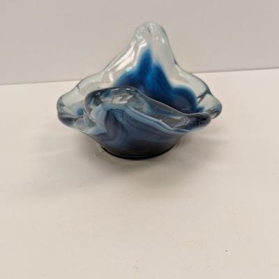 Art Glass Dish Hand Blown Glass #46