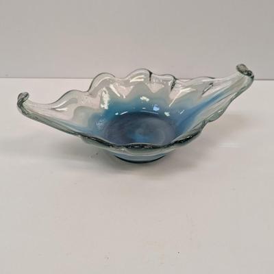 Sale Photo Thumbnail #1891: Art Glass Dish Hand Blown Glass #47