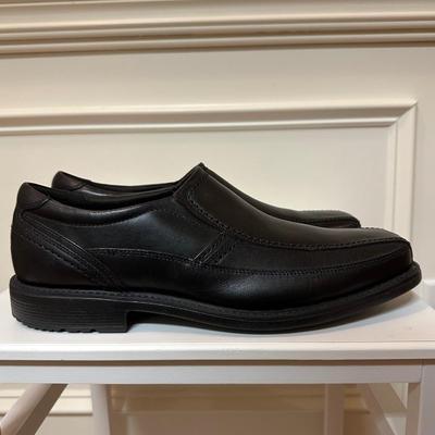 Men’s Black Rockport Dress Shoes, Size 14