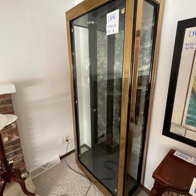 LR40-Mid-Century Modern Display Cabinet by Mastercraft