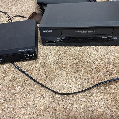 VHS & DVD players