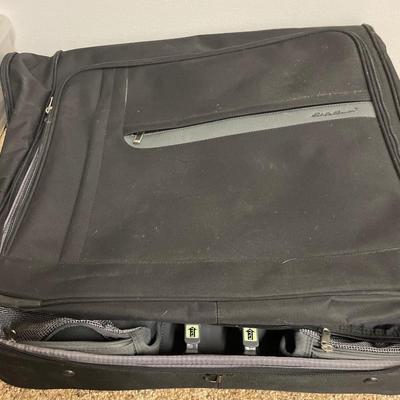 Eddie Bauer suitcase & soft pet carrier