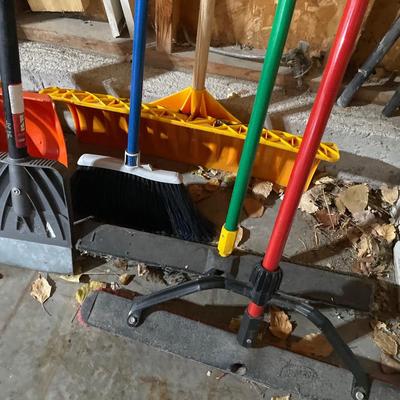 Brooms and shovels