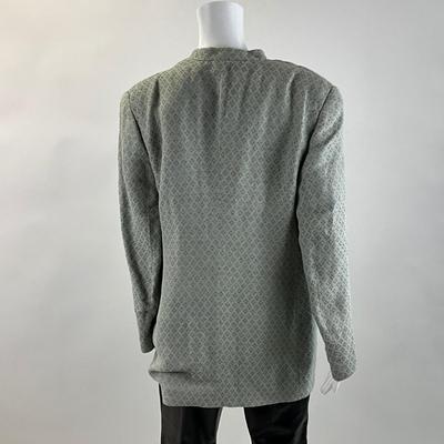 382 New with Tag GIORGIO ARMANI Long Woven Blazer Size 48/14