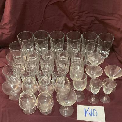 K10-Glassware (assorted)