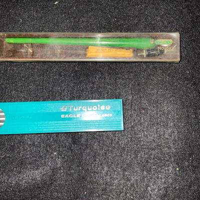 Vintage wrico no 5 and Turquoise Eagle Drawing Leads