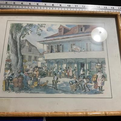 Framed Speightstown Barbados