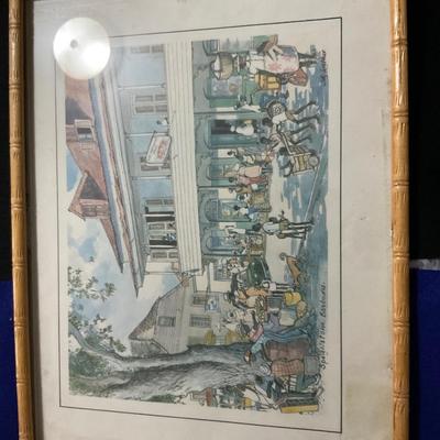Framed Speightstown Barbados