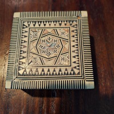 2 Wooden Trinket Boxes