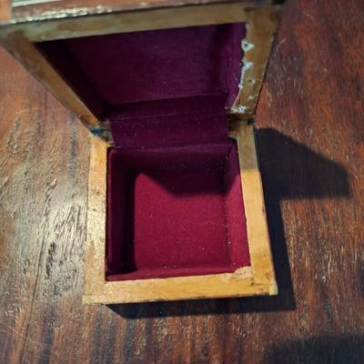 2 Wooden Trinket Boxes