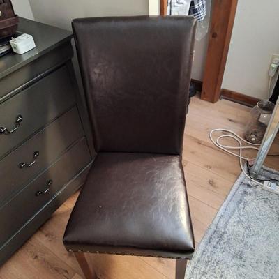 4 leather Highback Chairs