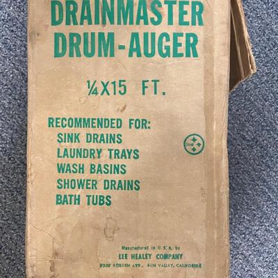 Drain master Drum Auger
