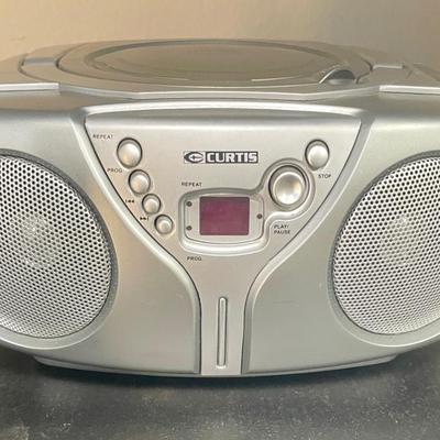 Curtis Portable AM-FM-Stereo-CD Boombox