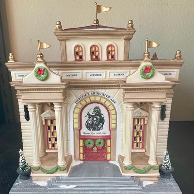 Department 56 Heritage Museum of Art Christmas Village