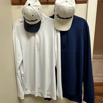 Men’s Adidas Pullovers Long sleeve paired with TaylorMade hats