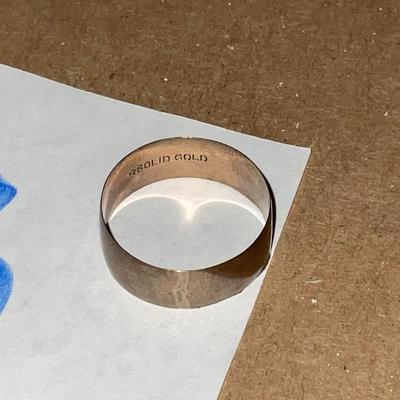 B33-“Solid Gold” stamped Ring