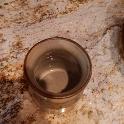 CLAY PITCHER, CONDIMENT SERVER AND POT