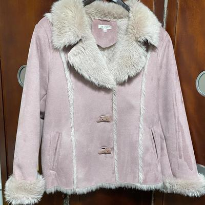 Faux suede jacket