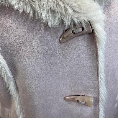 Faux suede jacket