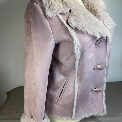 Faux suede jacket