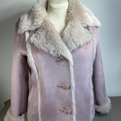 Faux suede jacket