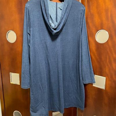 Sale Photo Thumbnail #56: Indigo blue in the softest jersey fabric. Size Medium