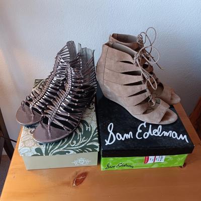 LADIES SAM EDELMAN AND LIME LIGHT SHOES SIZE 11
