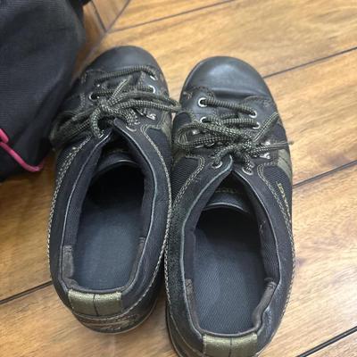 Bowling ball and bowling shoes