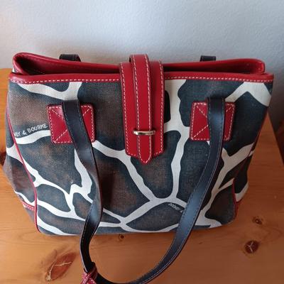 DOONEY & BOURKE CANVAS PURSE AND A BRIGHTON PURSE