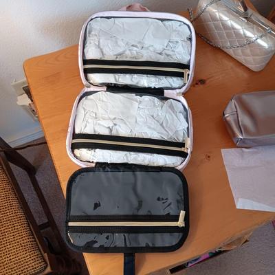 YUMI KIM TRAVEL ORGANIZER, CLUTCH OR SHOULDER PURSE, SUNGLASSES AND SMALL ZIPPERED BAG