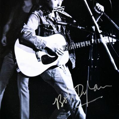 Bob Dylan signed promo photo 