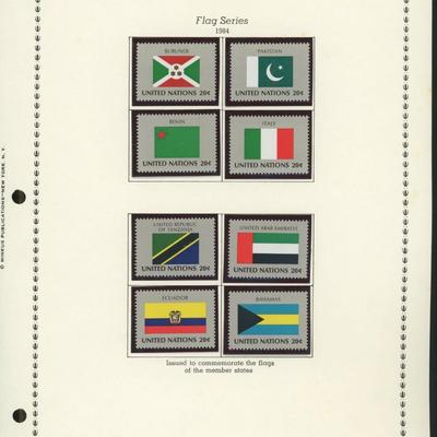 United Nations New York Stamps 1984