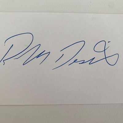 Robert Desiderio original signature