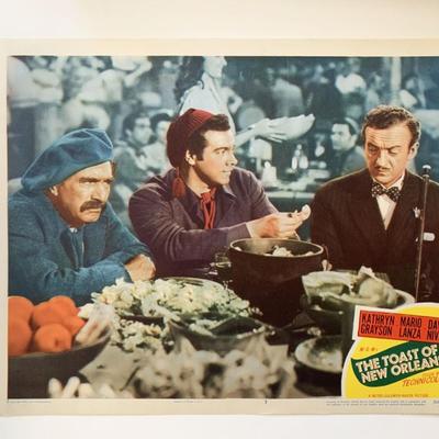 The Toast of New Orleans original 1950 vintage lobby card 
