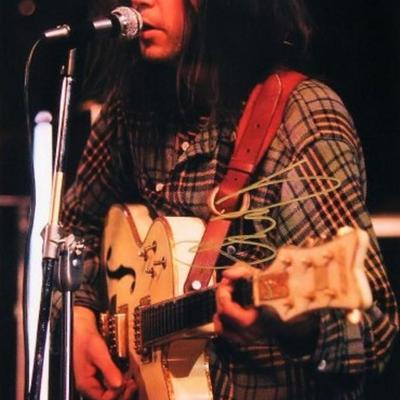 Neil Young signed promo poster