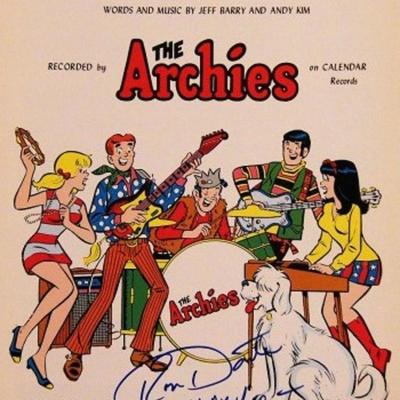 Ron Dante signed sheet music