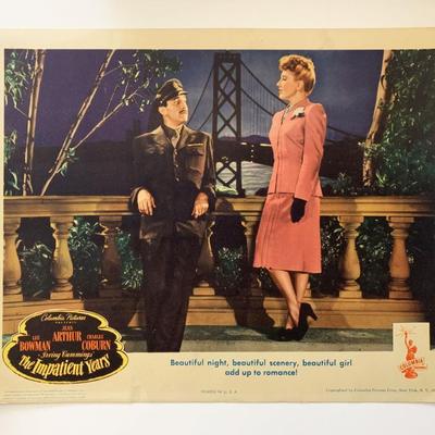 The Impatient Years original 1944 vintage lobby card